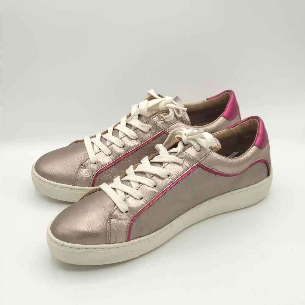 Hilfiger Women's  metallic pink sneakers size 9.5